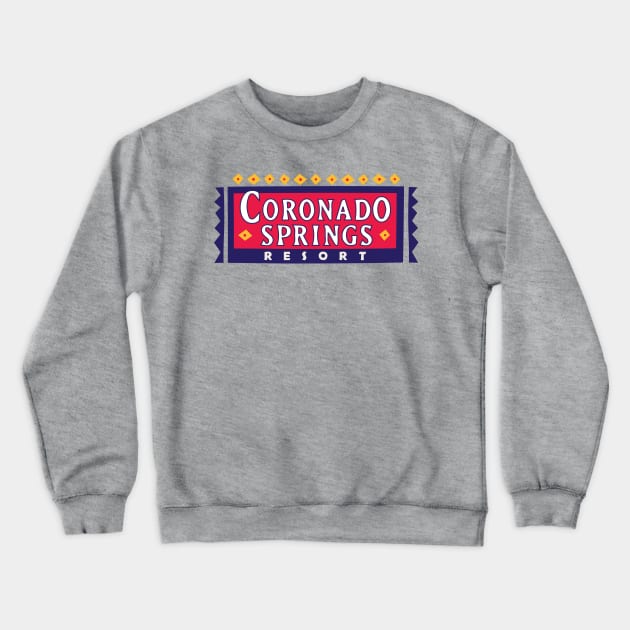 Coronado Springs Resort Crewneck Sweatshirt by Lunamis